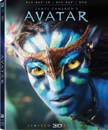 Locandina italiana DVD e BLU RAY Avatar 